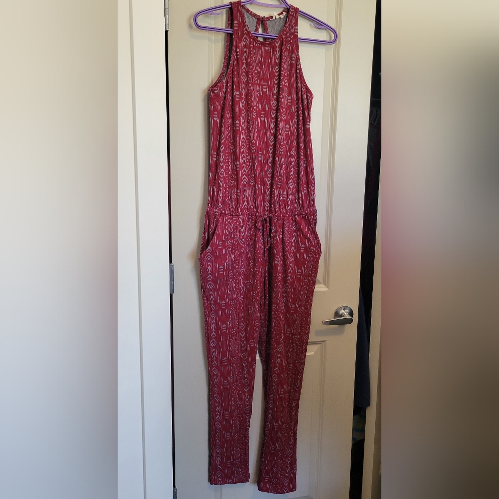 Roxy Red Jumpsuit Vibrant and Chic
